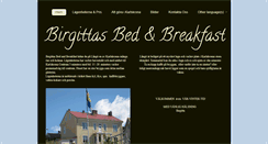 Desktop Screenshot of birgittasbedandbreakfast.se